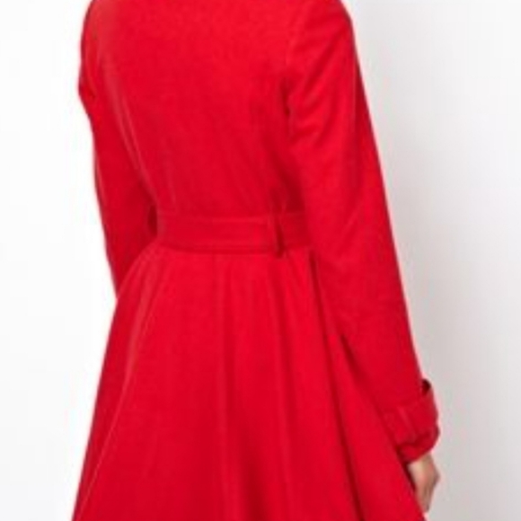 ASOS Wool Skater Coat - Picture 3 of 7